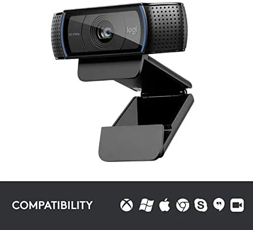 The C920 in use during a video call at a home office desk