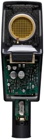 Close up of the polar pattern and PAD switches on the microphone body