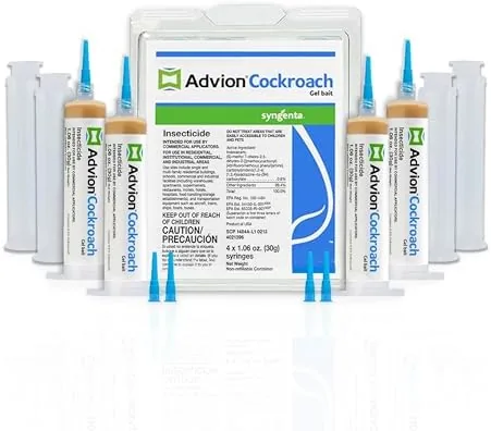 advion 383920 4 Tubes and 4 Plungers Cockroach German Roach Pest Control Inse, Brown Review: Tested and Rated