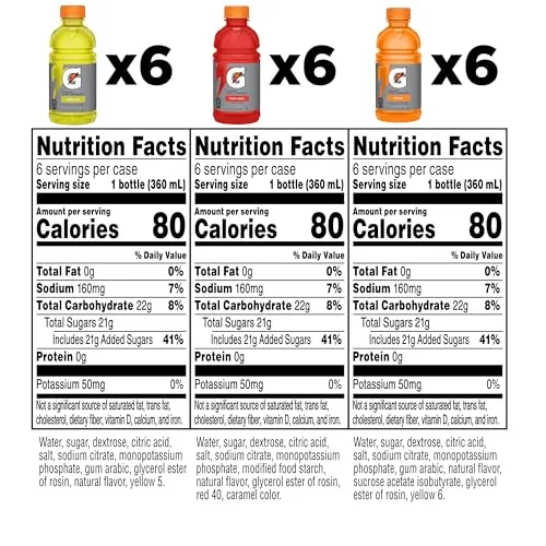 Close look at the Gatorade Thirst Quencher Sports Drink, Variety Pack, 12 Fl Oz build quality