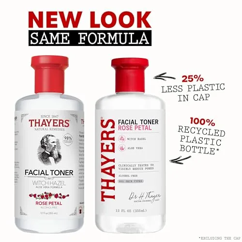 Close look at the THAYERS Alcohol-Free Rose Petal Witch Hazel Facial Toner for Glowing build quality