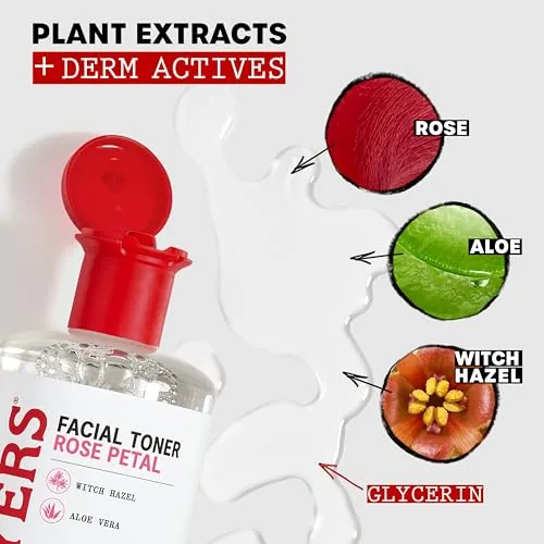 The THAYERS Alcohol-Free Rose Petal Witch Hazel Facial Toner for Glowing compared in context