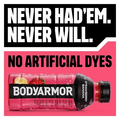 Someone drinking a bottle of BODYARMOR after a workout at a gym