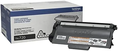 Close look at the Brother Printer TN720 Toner Cartridge Black build quality