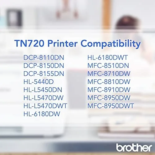 Testing the Brother Printer TN720 Toner Cartridge Black over two weeks