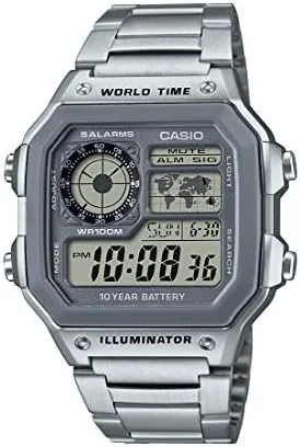 Casio AE1200WH Series | Men's Digital Watch | 100M WR | Multi Alarms | Review: Tested and Rated