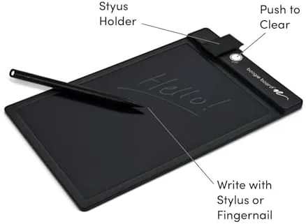 Close look at the Boogie Board Basics Reusable Writing Pad - Digital Drawing Tablet build quality