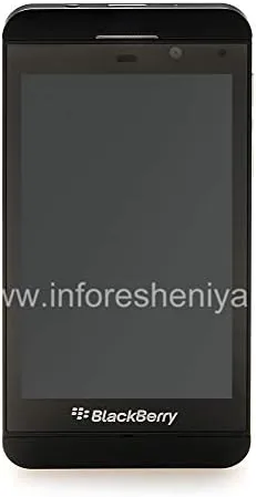 The BlackBerry Hub screen showing the unified message feed