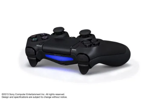 The PS4 system interface showing the library grid of installed games