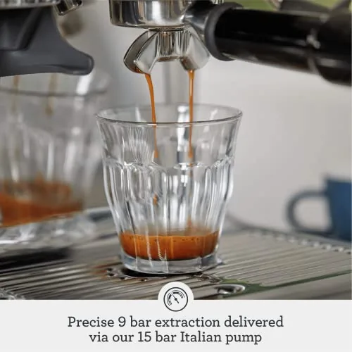 Another view of the Breville BES870XL Barista Express Espresso Machine, Brushed Stainless Steel |