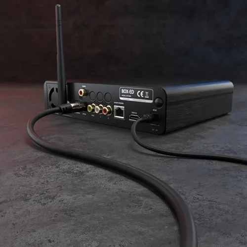 The KabelDirekt TOSLINK ,  Optical Audio Cable ,  15ft ,  Soundbar in real use