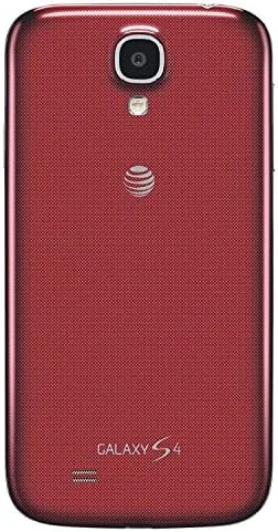 Back panel of the Red Aurora Galaxy S4 showing the removable battery cover