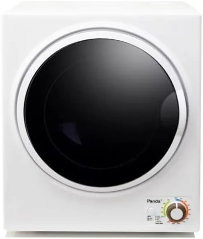 Open drum of the Panda dryer showing the stainless steel interior