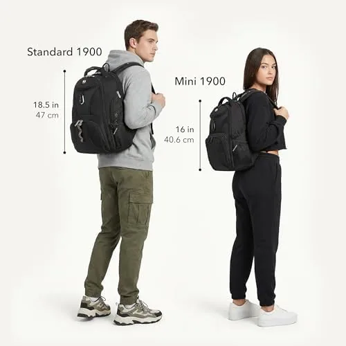 The SwissGear 1900 ScanSmart Laptop Backpack, Fits Most 17-Inch Laptops, TSA-Friendly compared in context