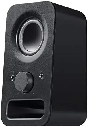Close look at the Logitech Multimedia Speakers Z150 with Stereo Sound for Multiple Devices, Black build quality