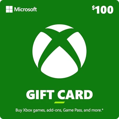 The $100 Xbox gift card code open in an email on a laptop