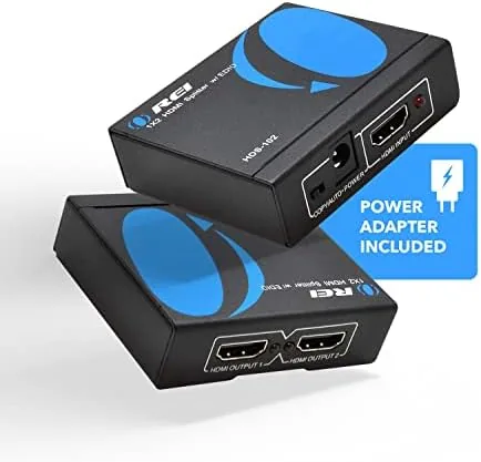 Close look at the OREI HDMI Splitter 1 in 2 out - Ultra HD build quality
