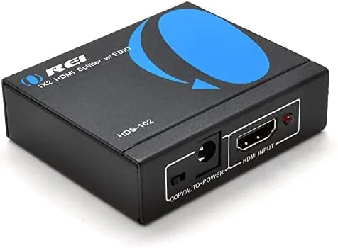 The OREI HDMI Splitter 1 in 2 out - Ultra HD in real use