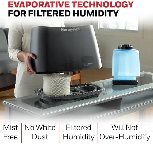 Three humidifier sizes compared side by side
