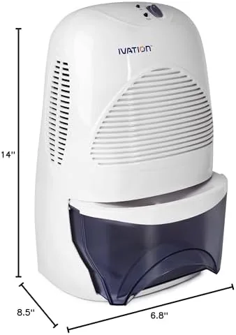 Testing the Ivation IVADM35 Powerful Mid-Size Thermo-Electric Dehumidifier - Quietly Gathers Up over two weeks