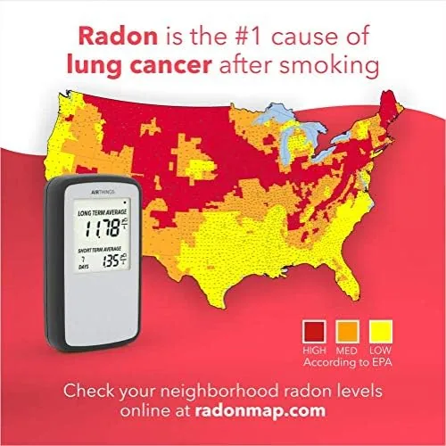 Close look at the Airthings Corentium Home Radon Detector 223 Portable, Lightweight, Easy-to-Use, (3) build quality