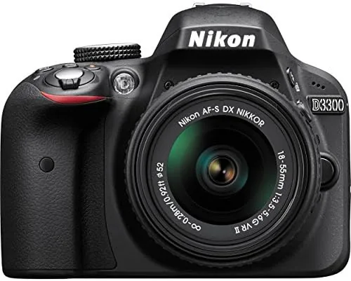 Top controls and mode dial of the Nikon D3300