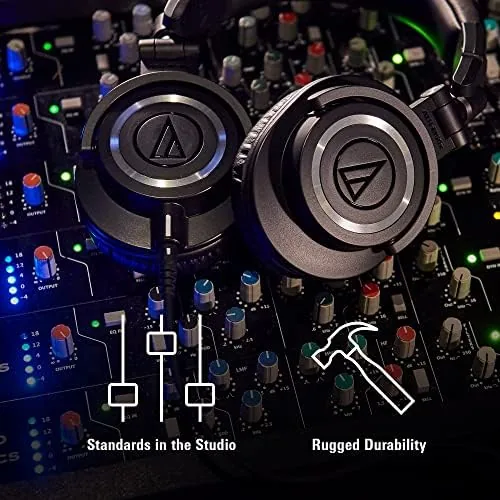 The black M50x coiled inside its canvas carrying pouch
