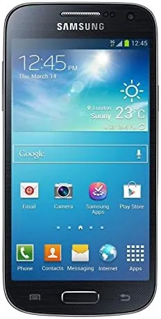 Samsung Galaxy S4 Mini black smartphone front view