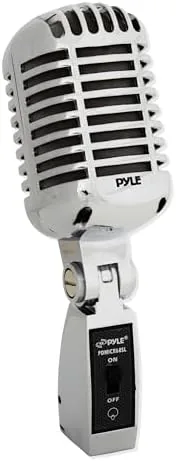 Pyle Classic Retro Dynamic Vocal Microphone - Old Vintage Style Metal Unidirectional Cardioid Mic Review: Tested and Rated