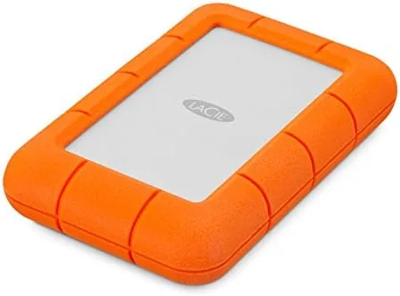 Close look at the LaCie Rugged Mini, 2TB, 2.5", Portable External Hard Drive, for build quality