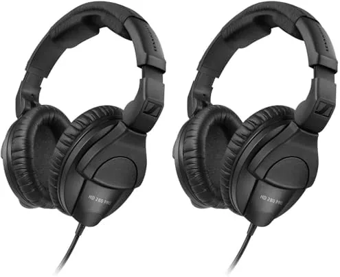 The Sennheiser HD 280 Pro Headphone, Black | Closed-back headphones with in real use