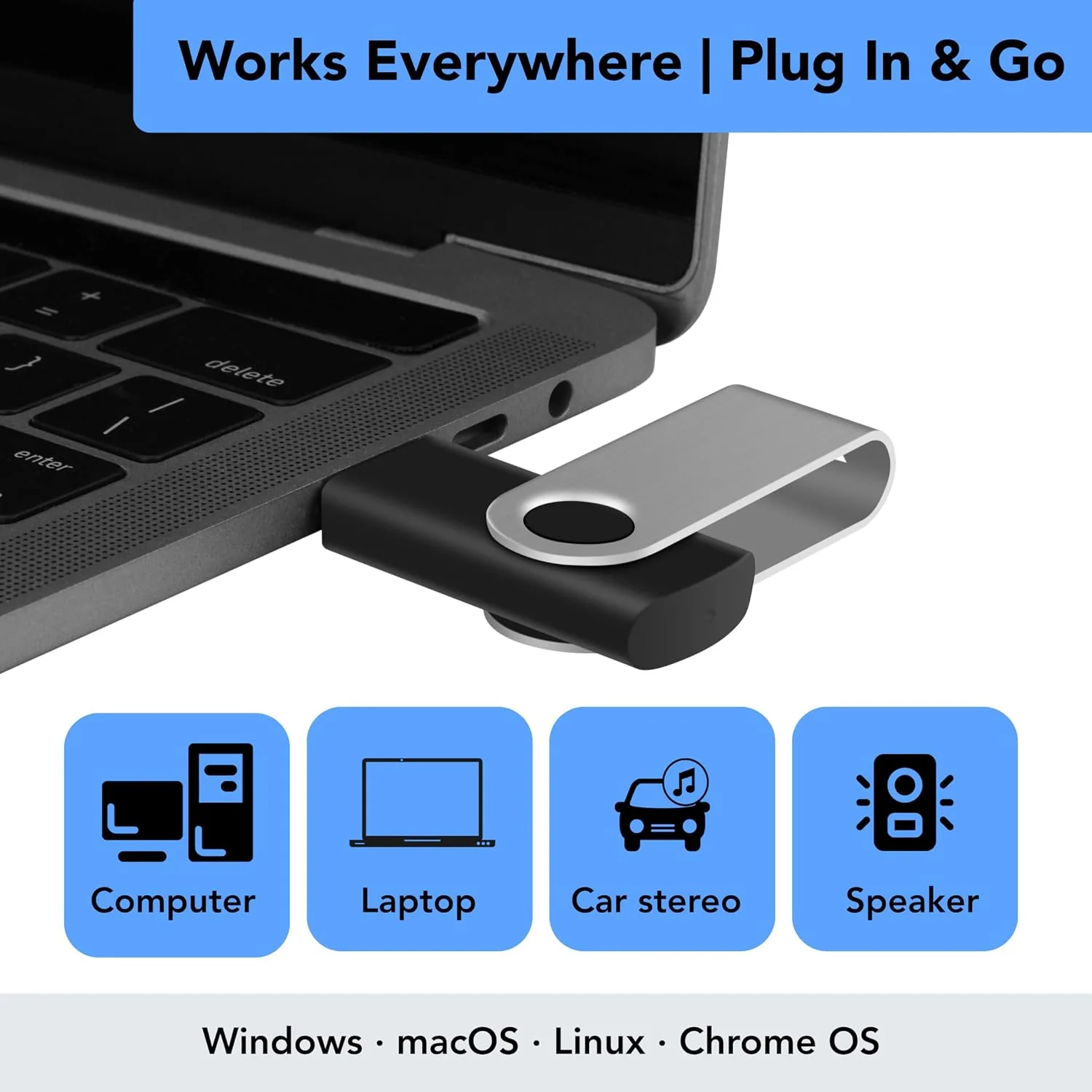 The sheet of 31 assorted labels included with the Enfain flash drive pack