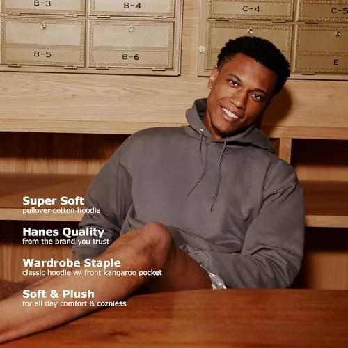 Testing the Hanes Men's Hoodie - EcoSmart Fleece Hooded Sweatshirt for Men over two weeks