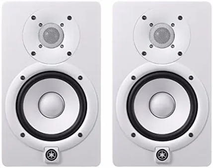 YAMAHA HS5 W 5-Inch Powered Studio Monitor (White, 2-Pack) Bundle (2 Items) Review: Tested and Rated