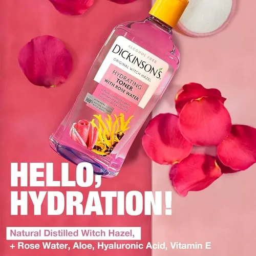 The Dickinson's Witch Hazel Hydrating Toner with Rosewater | 16 Fl in real use