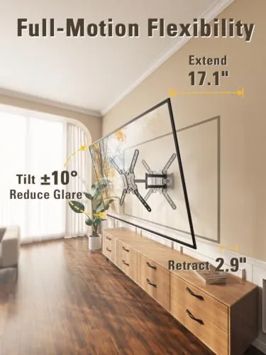 The Mounting Dream UL Listed TV Wall Mount for Most 26-60 compared in context