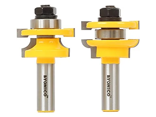 The YONICO Cabinet Door Rail and Stile Router Bits Set 2 compared in context