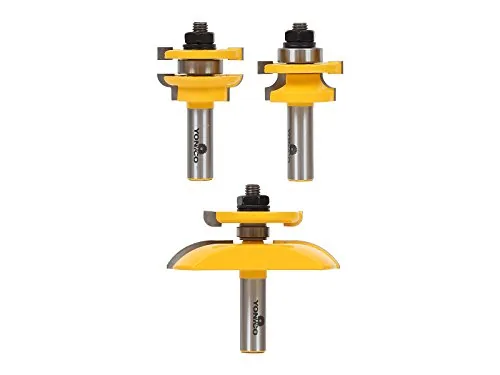 YONICO Raised Panel Cabinet Door Rail and Stile Router Bits Set 3 Bit Round Review: Tested and Rated