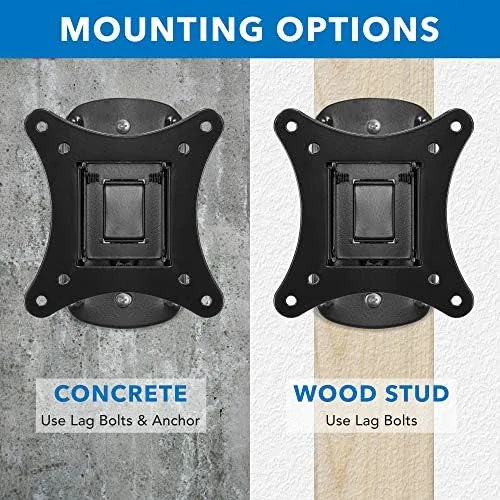 The Mount-It! Small TV Wall Mount for 19, 32 Inch Flat Screen in real use