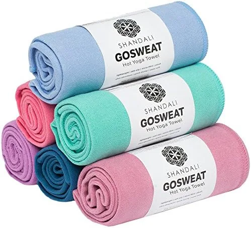 Another view of the GoSweat Non-Slip Hot Yoga Towel with Super-Absorbent Soft Suede Microfiber