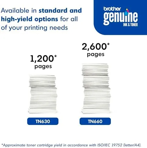 The Brother Genuine High Yield Toner Cartridge, TN660, Replacement Black Toner compared in context