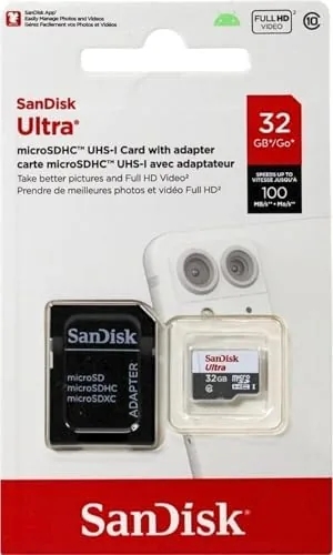 Overview of the SanDisk Ultra 32GB UHS-I/Class 10 Micro SDHC Memory Card With