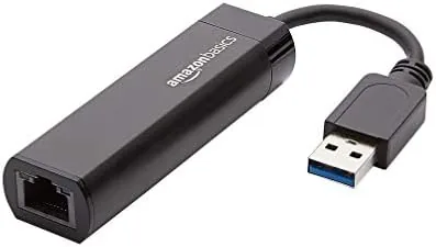 Overview of the Amazon Basics USB 3.0 to 10/100/1000 Gigabit Ethernet Internet Adapter