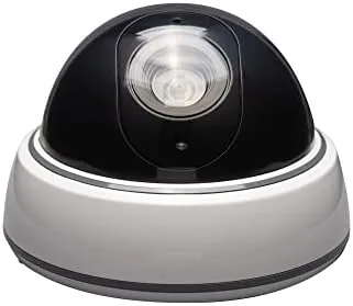SABRE Fake Dome Security Camera, Flashing Red Light For Nighttime Visibility, Realistic Design Deters Review: Tested and Rated