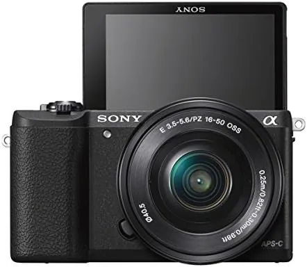 The Sony a5100 16-50mm Interchangeable Lens Camera with 3-Inch Flip Up LCD (Black) in real use