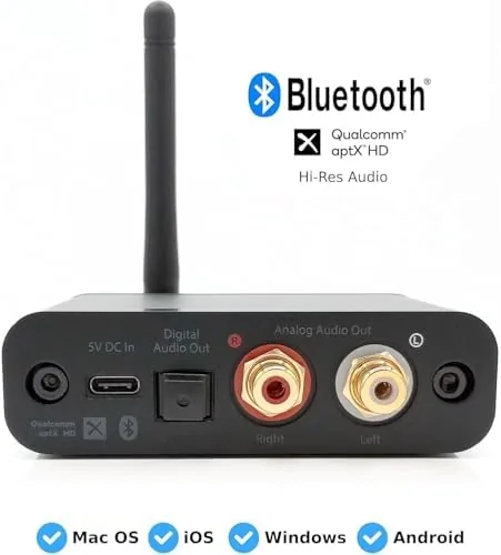 The Audioengine B1 Bluetooth Receiver for Home Stereo System , Bluetooth in real use