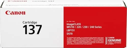Canon Genuine 137 Black Toner Cartridge Compatible with LBP151dw, MF210 Series, MF220 Series, MF230 Review: Tested and Rated