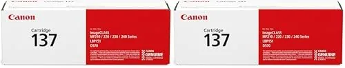 Testing the Canon Genuine 137 Black Toner Cartridge Compatible with LBP151dw, MF210 over two weeks