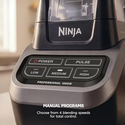 The BL610 pitcher next to single serve cups from a comparable Ninja model