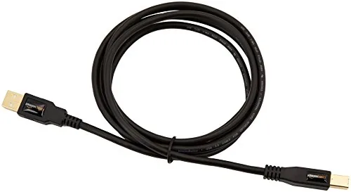 The Amazon Basics USB 2.0 Cable, USB-A to USB-B, for Printer in real use